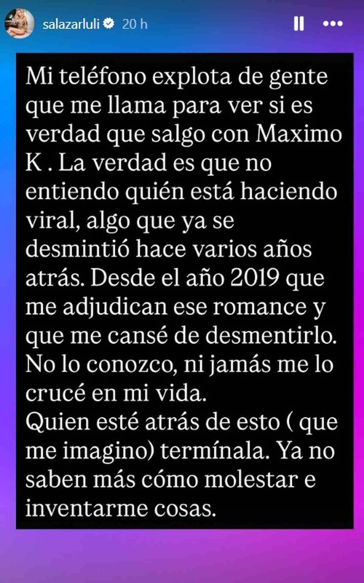Luciana Salazar estaría en pareja con un multimillonario empresario tecnológico