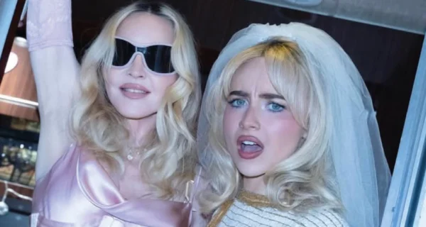 Madonna y Sabrina Carpenter en el video de Bring Your Love