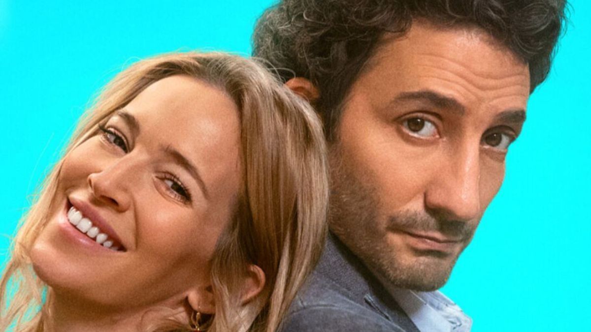Escena de la película Matrimillas con Juan Minujín y Luisana Lopilato