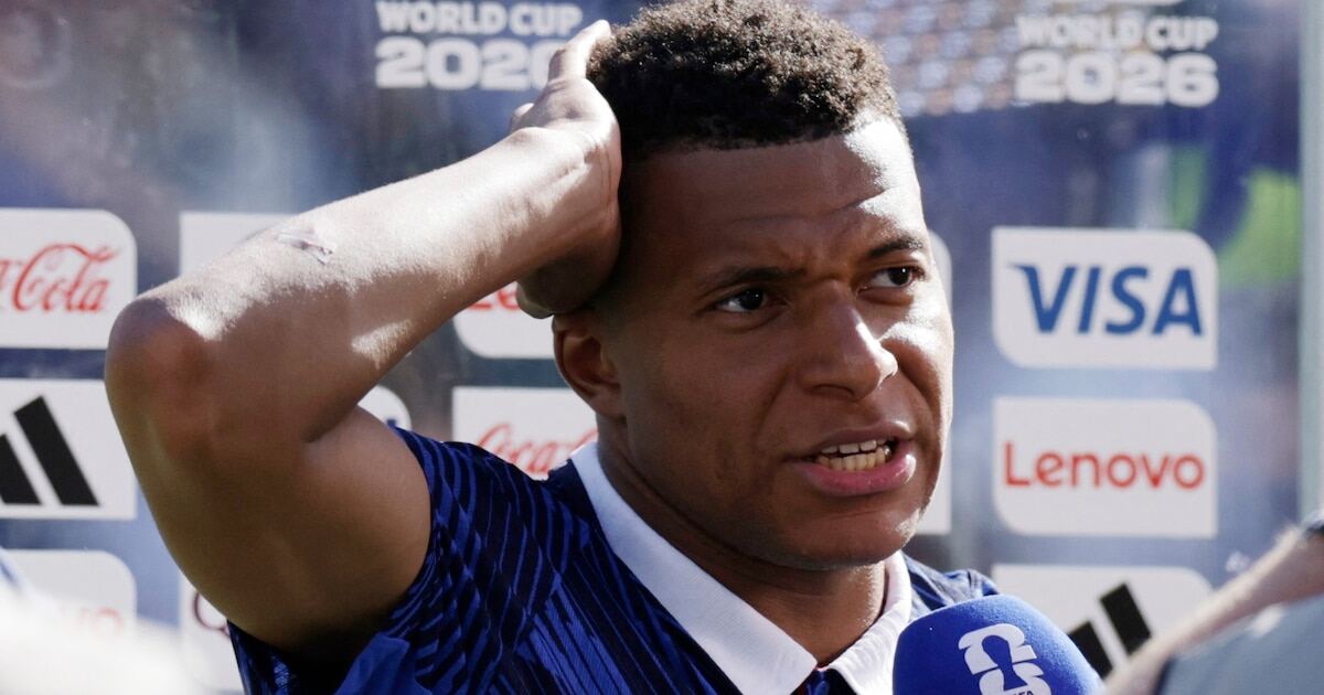 Kylian Mbappé celebra un gol en el Mundial 2026
