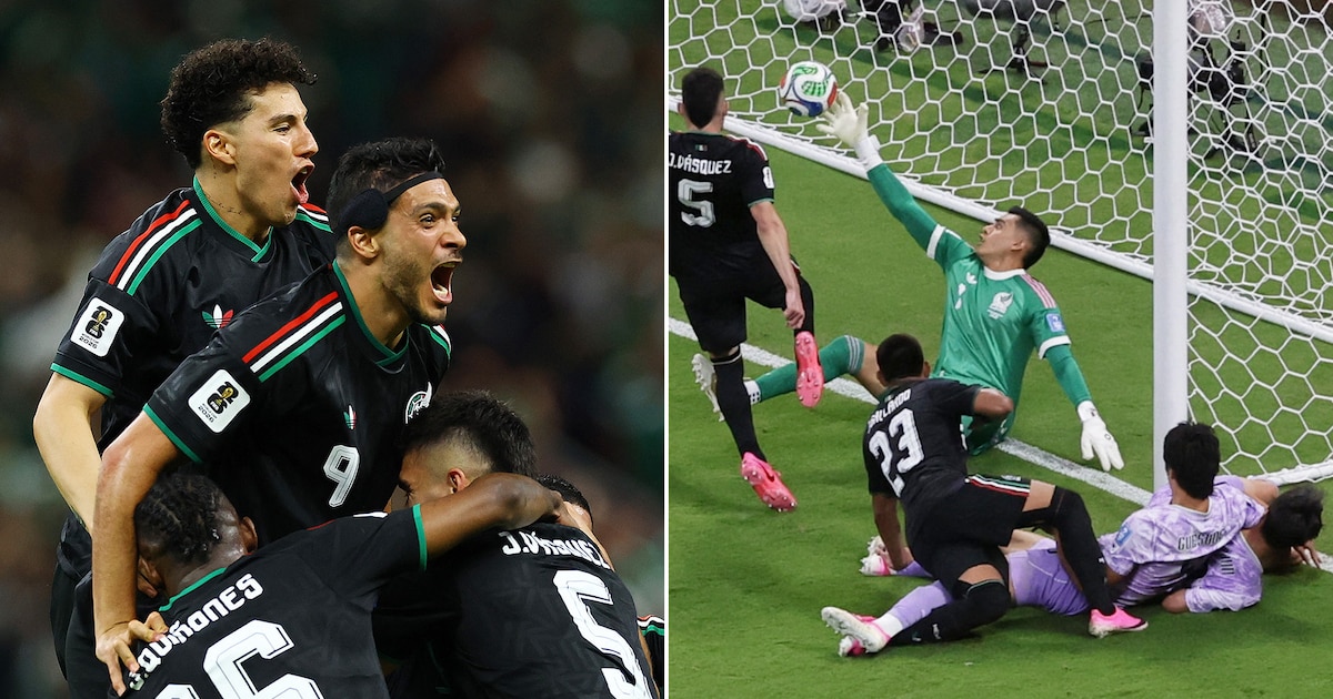 Celebración del equipo mexicano tras la victoria ante Corea del Sur en el Mundial 2026