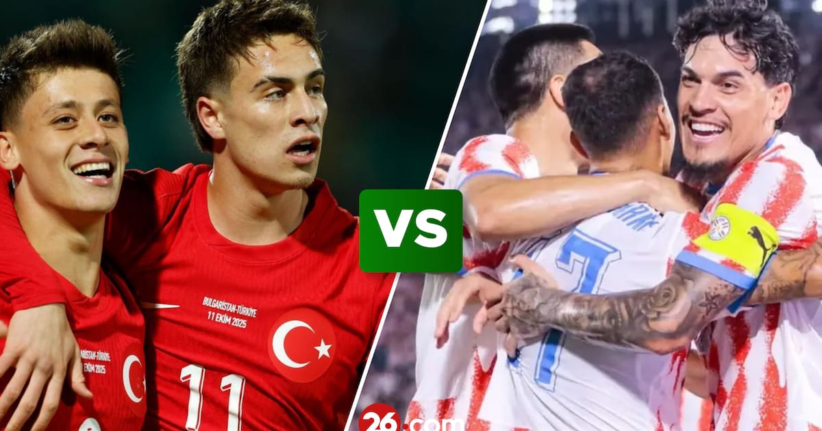 Partido Mundial 2026 entre Turquía y Paraguay