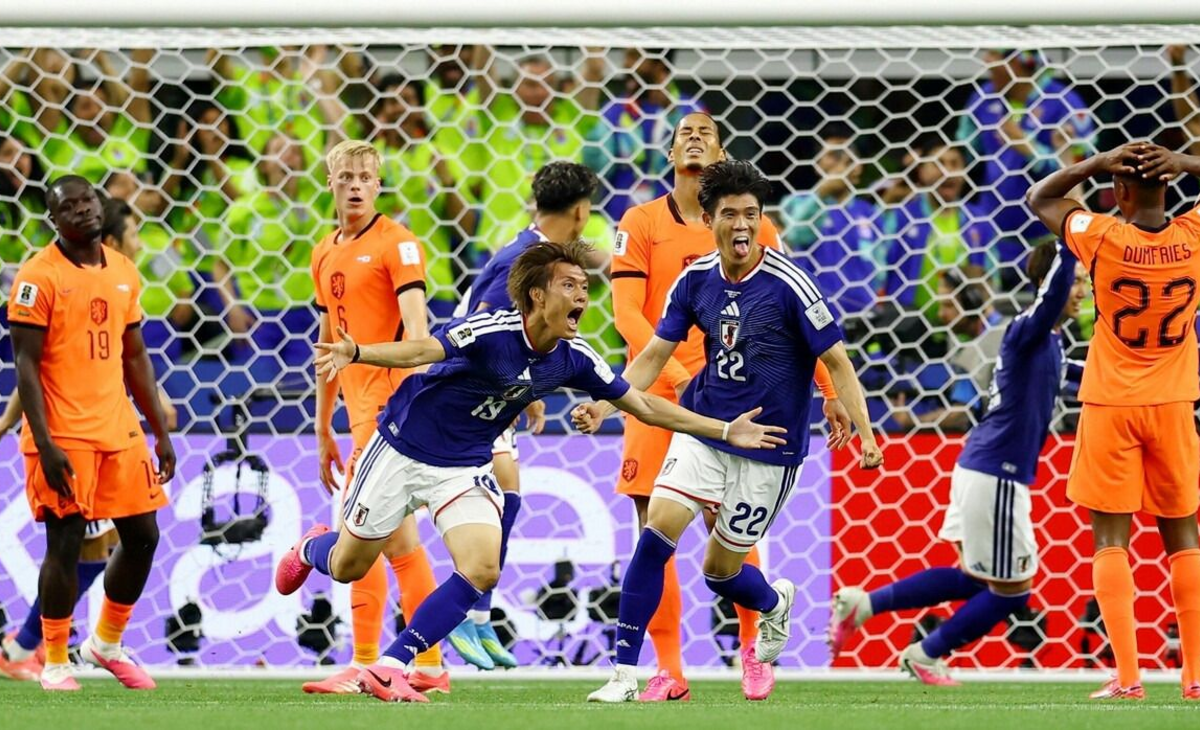 Celebración del gol de Japón en el Mundial 2026