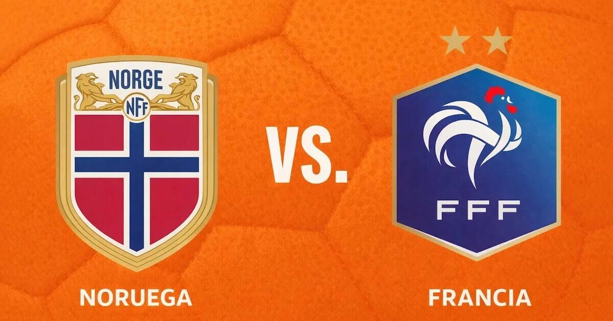 Partido entre Noruega y Francia en el Mundial 2026