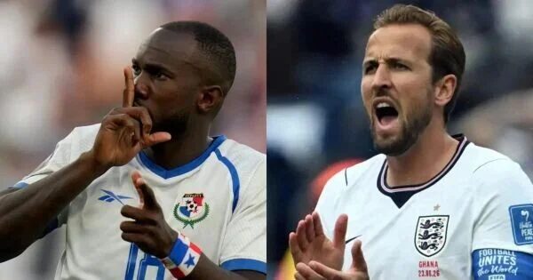 Jugadores de Panamá e Inglaterra en el Mundial 2026