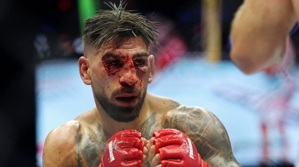 Ilia Topuria en combate