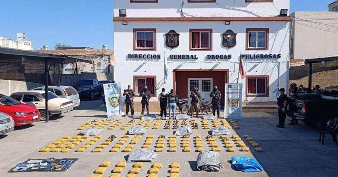 Operativo policial en Salta con drogas incautadas