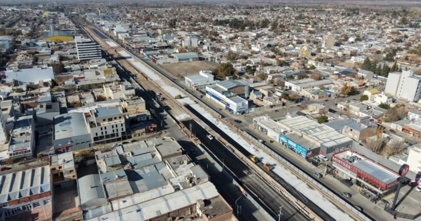 Imagen de la Avenida Mosconi en Neuquén