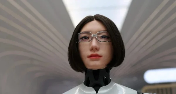 Robot humanoide en un aula
