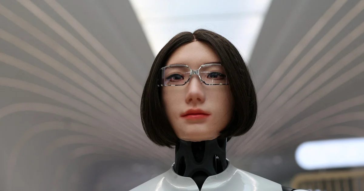 Robot humanoide en un aula