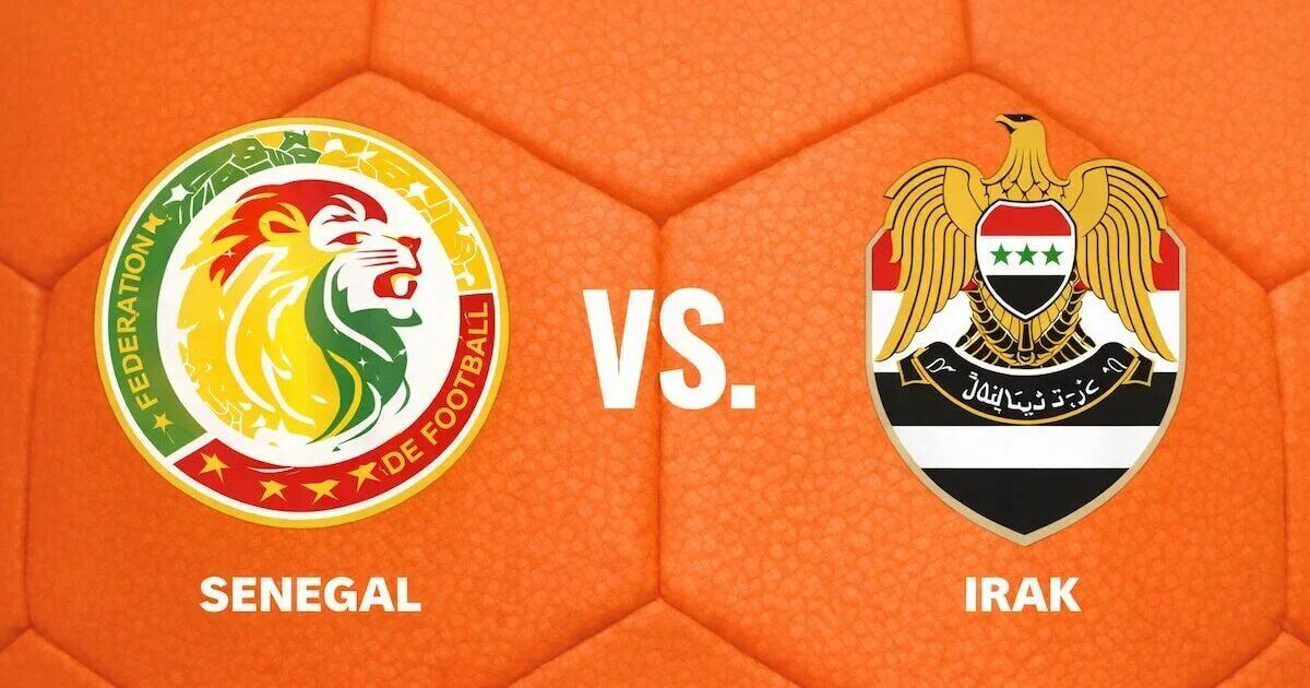 Partido entre Senegal e Irak en el Mundial 2026