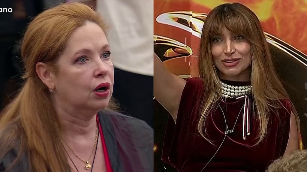 Sol Abraham y Andrea Del Boca discutiendo en Gran Hermano