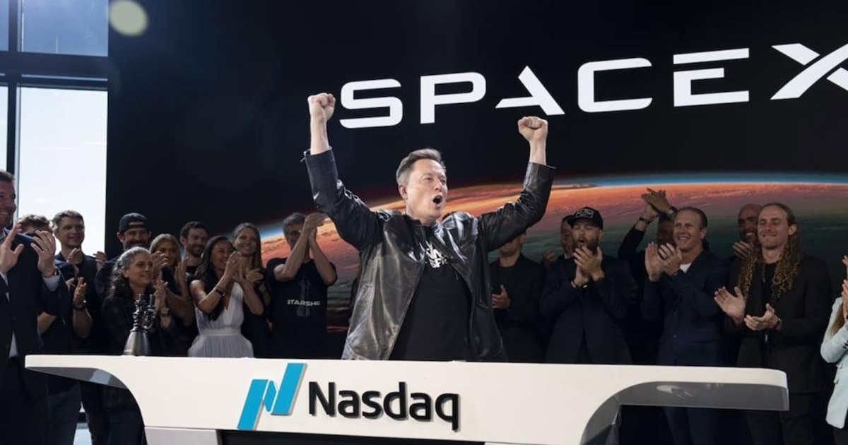 Acciones de SpaceX en el Nasdaq