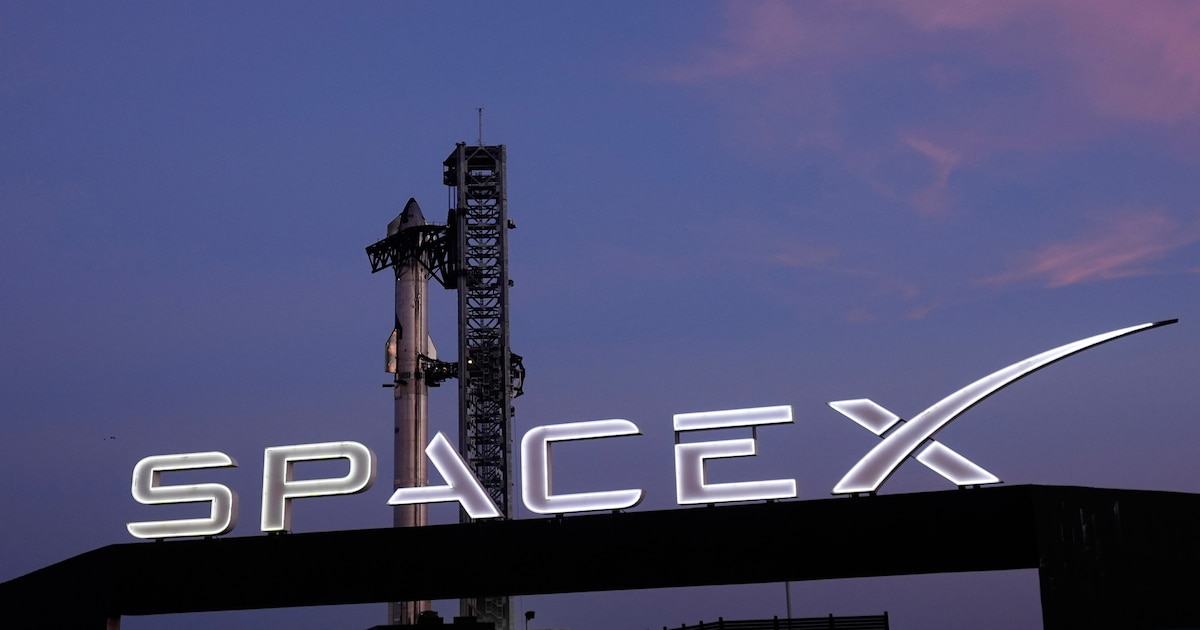 Gráfico de las acciones de SpaceX en el mercado argentino