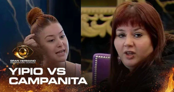 Yipio y Campanita discutiendo en Gran Hermano 2026