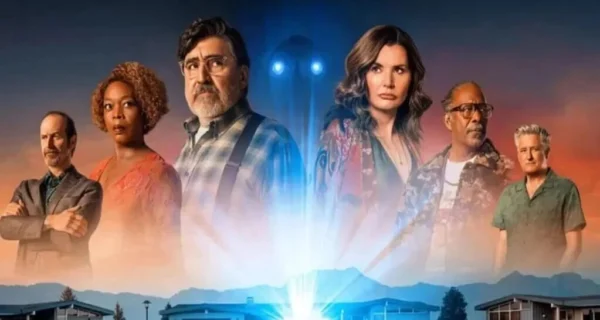 Los protagonistas de la serie The Boroughs en una escena clave