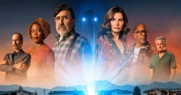 Los protagonistas de la serie The Boroughs en una escena clave