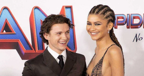 Tom Holland y Zendaya en la presentación de Spider-Man: Brand New Day