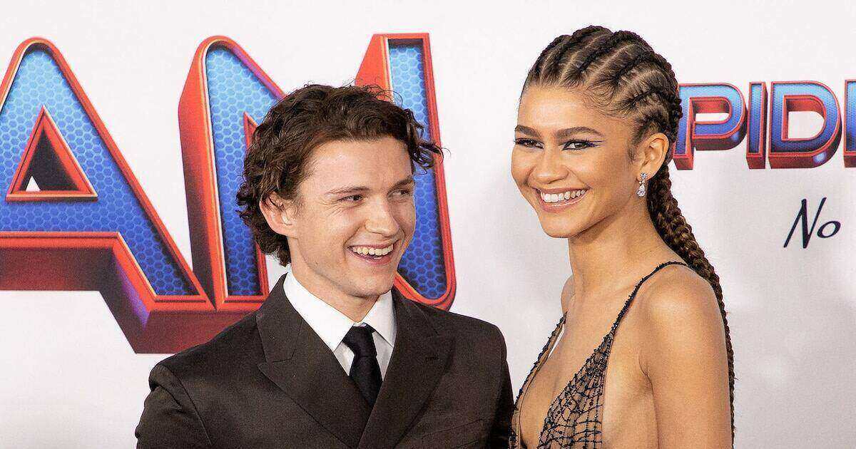 Tom Holland y Zendaya en la presentación de Spider-Man: Brand New Day