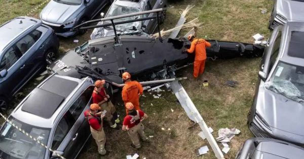 Accidente de helicópteros en Río de Janeiro