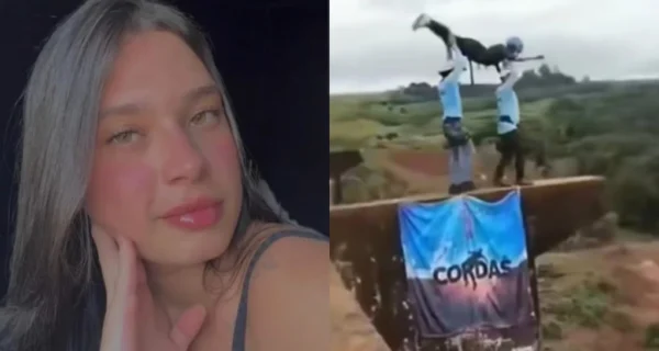 Enfermera asiste a joven tras caída de un puente en Brasil