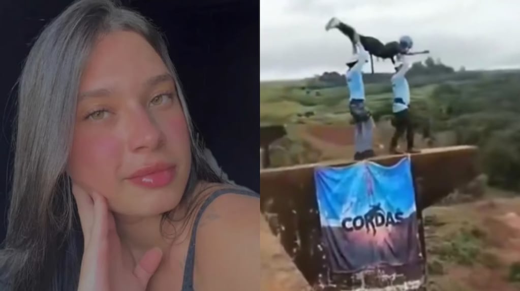 Enfermera asiste a joven tras caída de un puente en Brasil