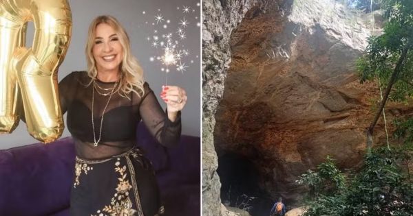 Lugar del accidente en Maricá, Brasil, donde una mujer falleció tras caer mientras hacía rápel