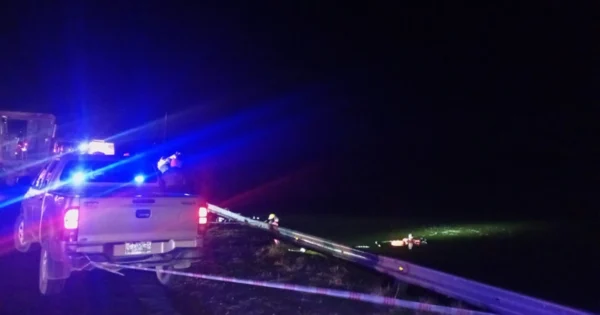 Camioneta Ford EcoSport accidentada en La Pampa