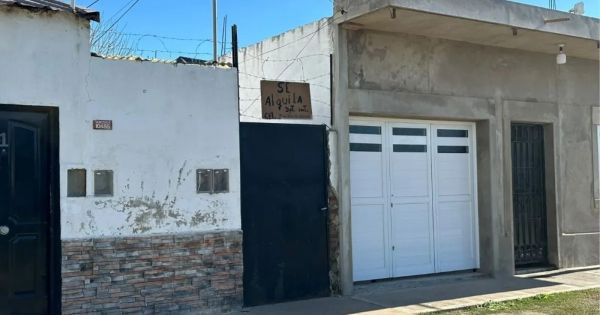 Escena del crimen en Santa Fe donde ocurrió el femicidio