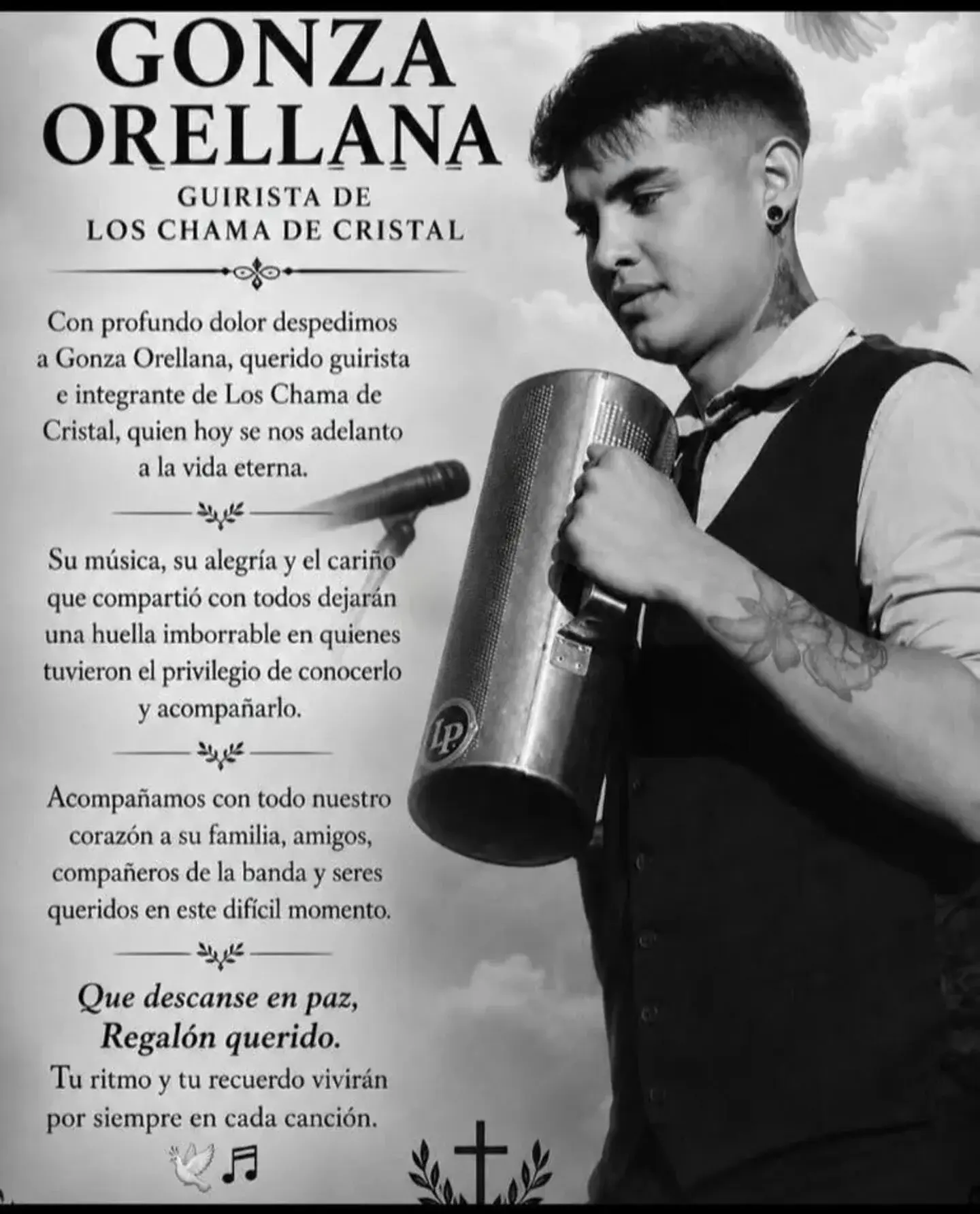 Trágico accidente en Neuquén: un joven músico pierde la vida al chocar contra un camión