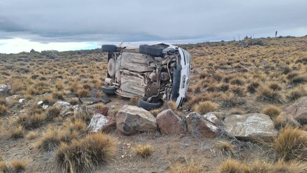 Accidente de auto en Ruta 14
