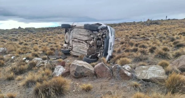 Accidente de auto en Ruta 14