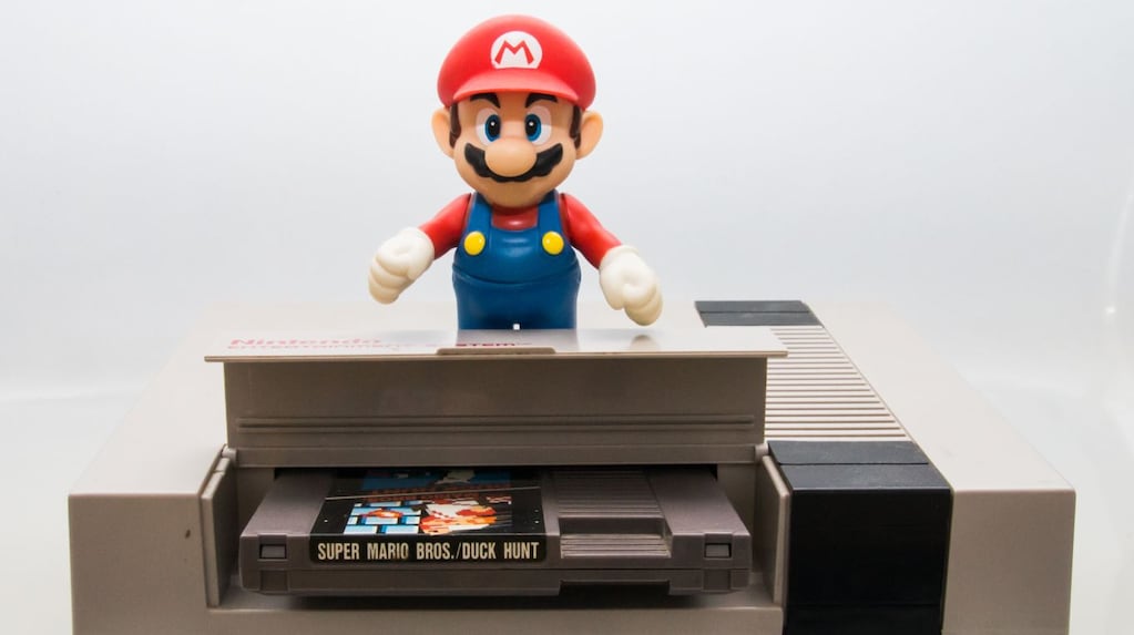 Cartucho de Super Mario Bros. vendido en subasta