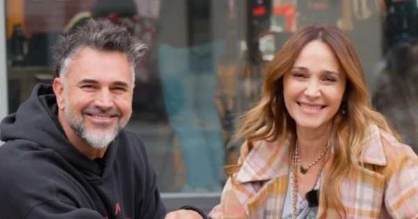 Verónica Lozano y Leo Montero durante una entrevista sobre su regreso a la televisión