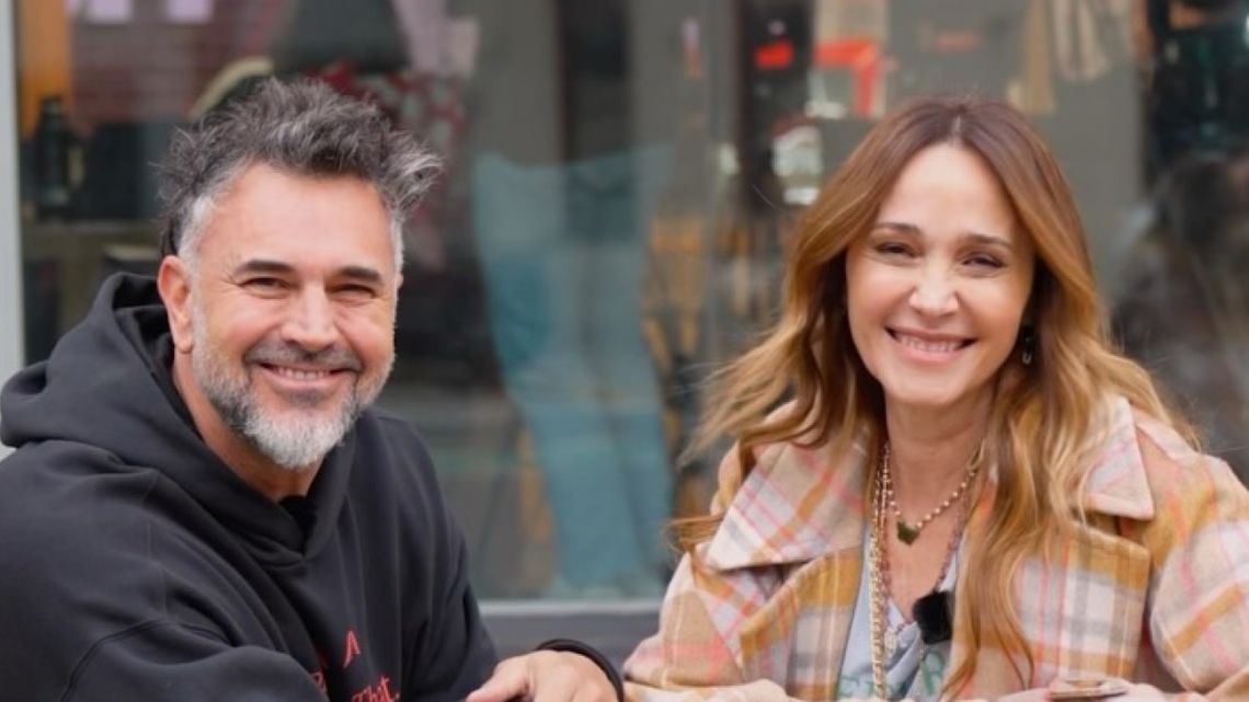 Verónica Lozano y Leo Montero durante una entrevista sobre su regreso a la televisión
