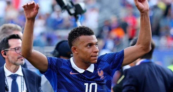 Kylian Mbappé celebra un gol en el partido entre Francia y Suecia en el Mundial 2026
