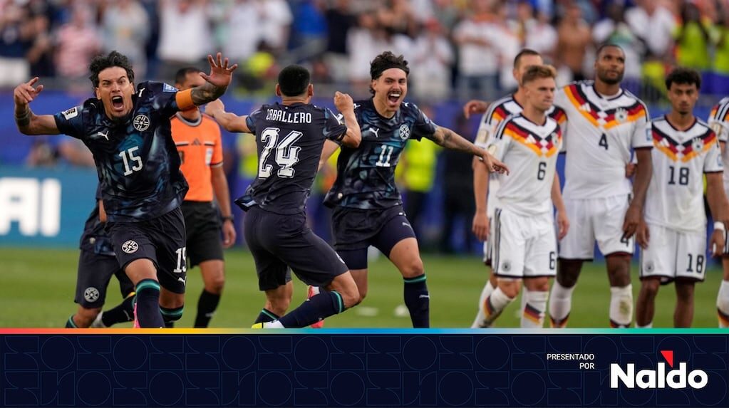 Orlando Gill, arquero de Paraguay, durante la definición por penales contra Alemania en el Mundial 2026