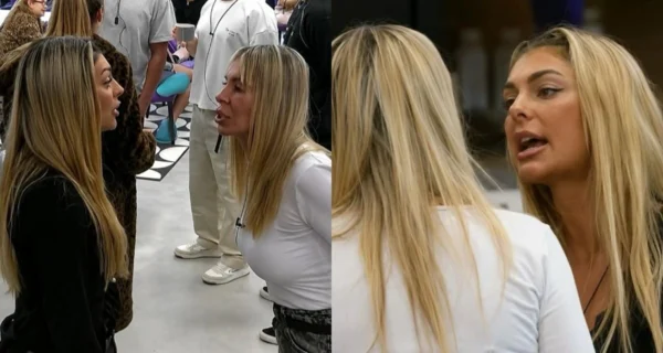 Mariela Prieto y Nenu López discutiendo en Gran Hermano