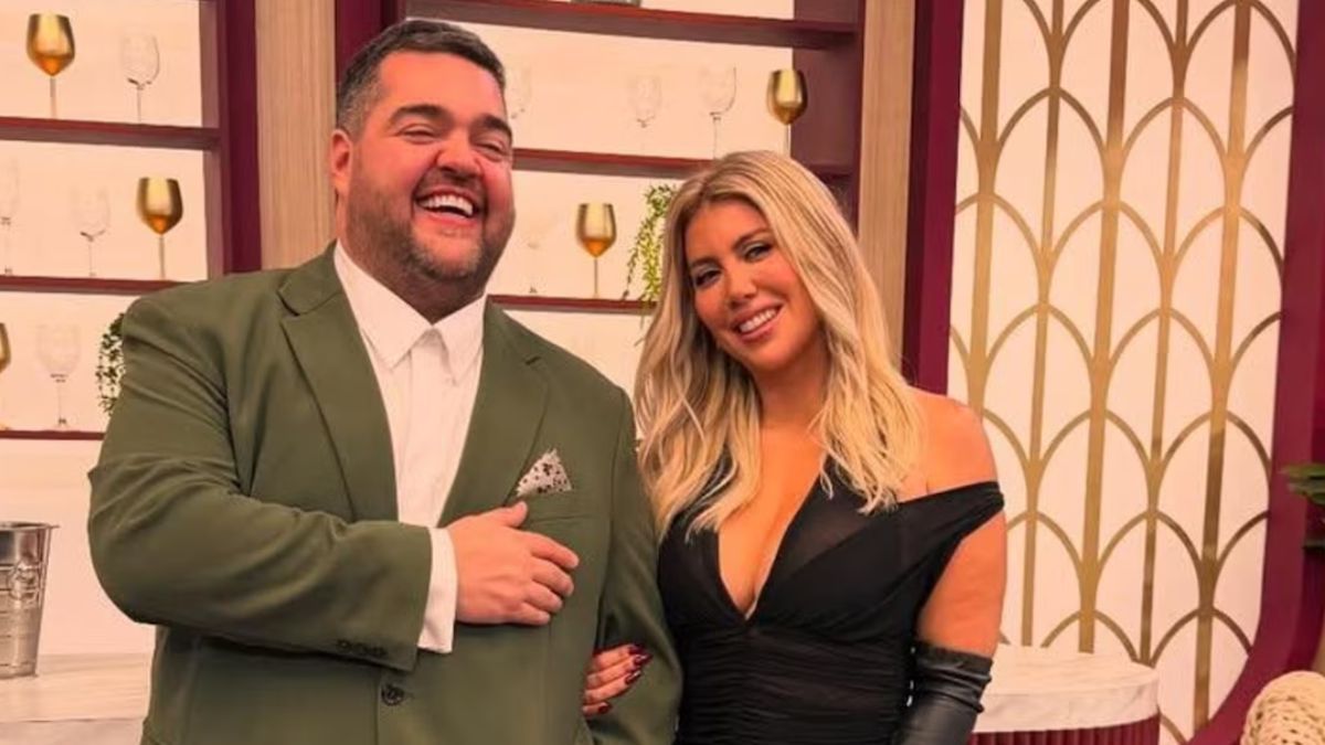 Wanda Nara y Darío Barassi en 'Love Is Blind: Argentina'