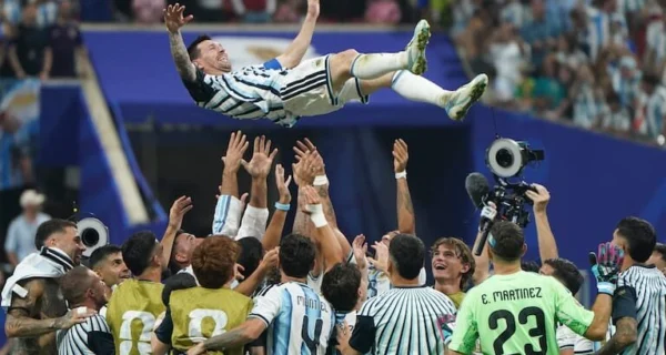 Celebración de Argentina tras la victoria sobre Egipto en el Mundial 2026