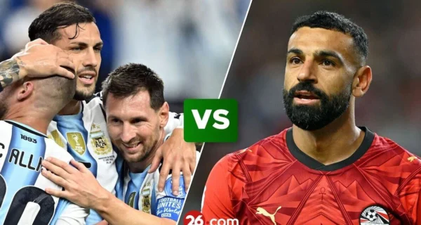 Partido entre Argentina y Egipto en el Mundial 2026