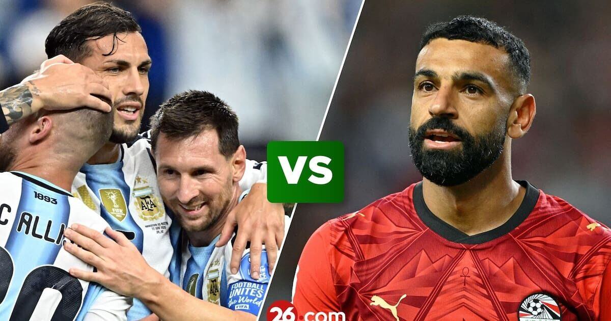 Partido entre Argentina y Egipto en el Mundial 2026