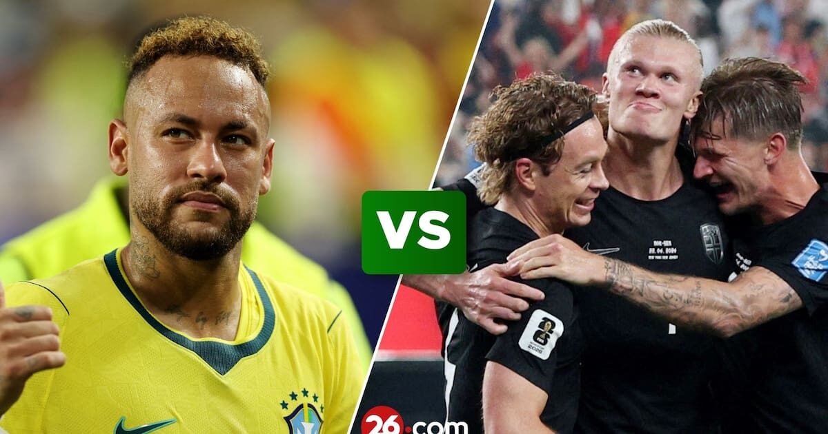 Partido entre Brasil y Noruega en el Mundial 2026