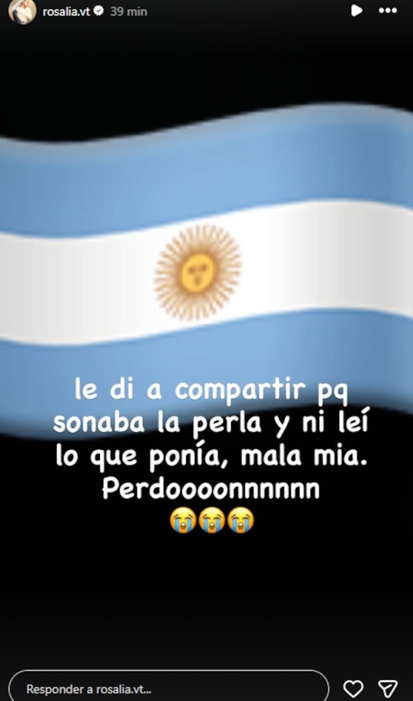 Cancelan tributo a Rosalía en Córdoba tras polémica por sus comentarios sobre Argentina