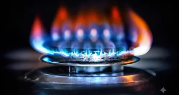 Inauguración de la red de gas en Valle Chico, Chubut