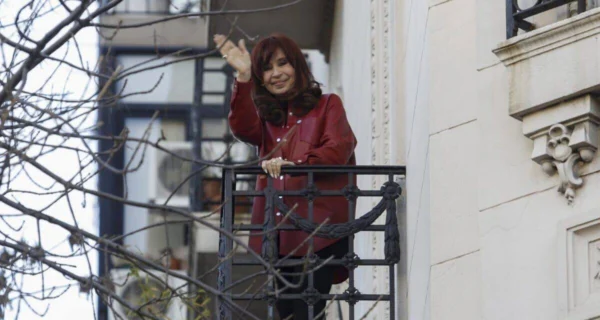 Cristina Fernández de Kirchner en conferencia de prensa