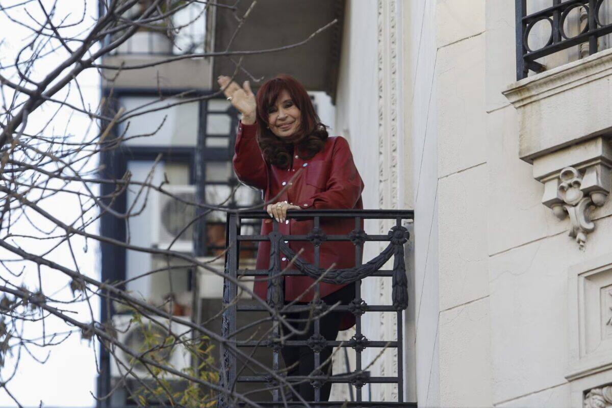 Cristina Fernández de Kirchner en conferencia de prensa