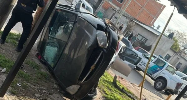 Persecución y choque en La Matanza