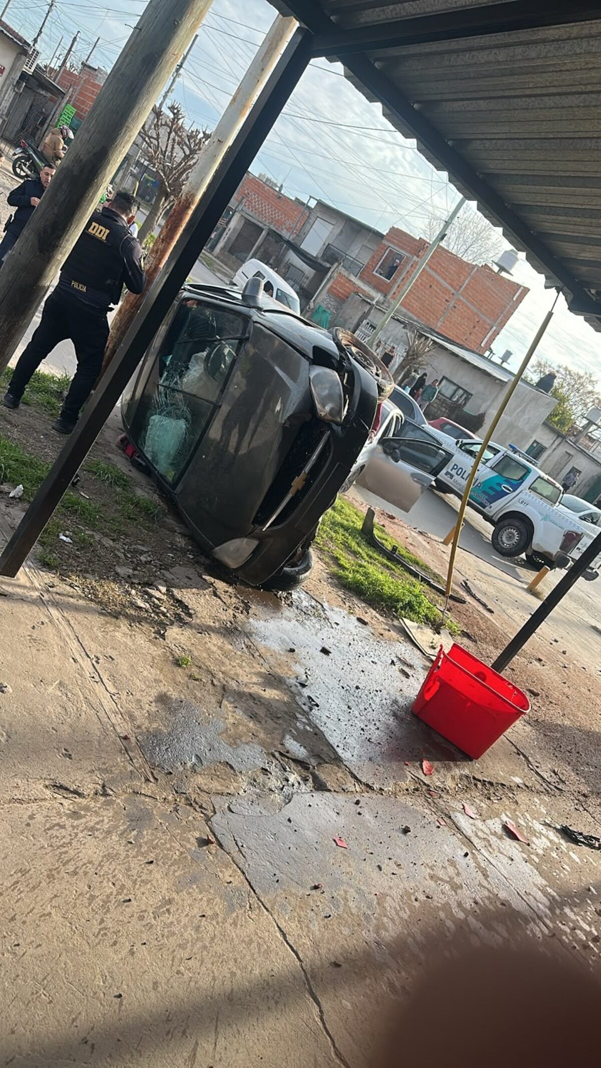 Detenido tras persecución y choque en La Matanza: un joven buscado por homicidio