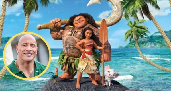 Dwayne Johnson en la premiere de Moana live-action en Río de Janeiro